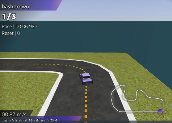 Trying out AWS DeepRacer Student League