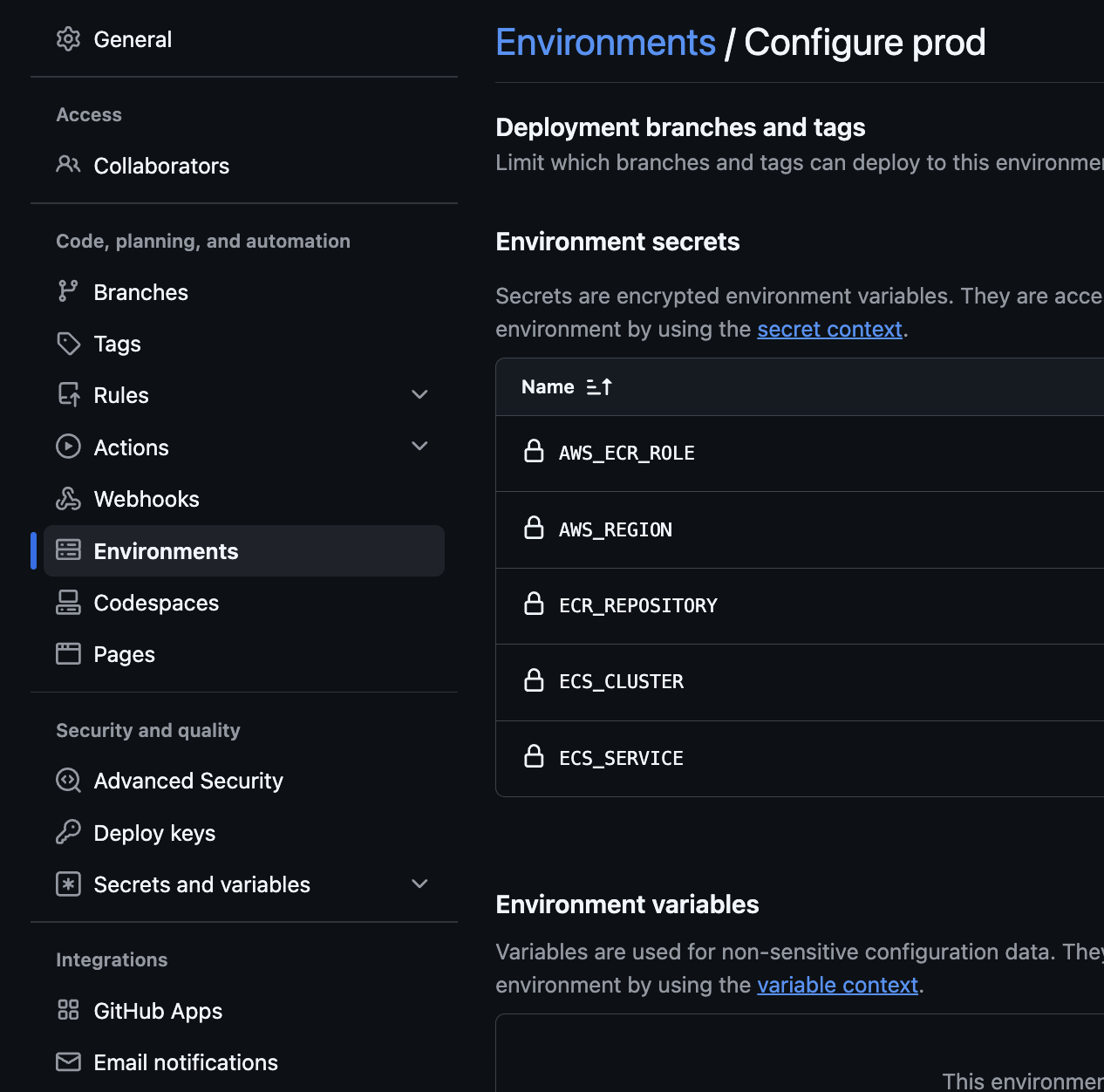 Github Environment Setup